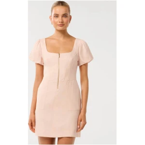 Forever New Women's Brooklyn Zip-Detail Mini Dress in Vintage Rose