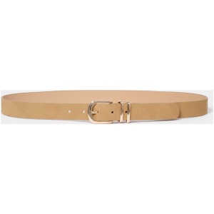 Forever New Women's Darcy Double Keeper Jeans Belt in Camel