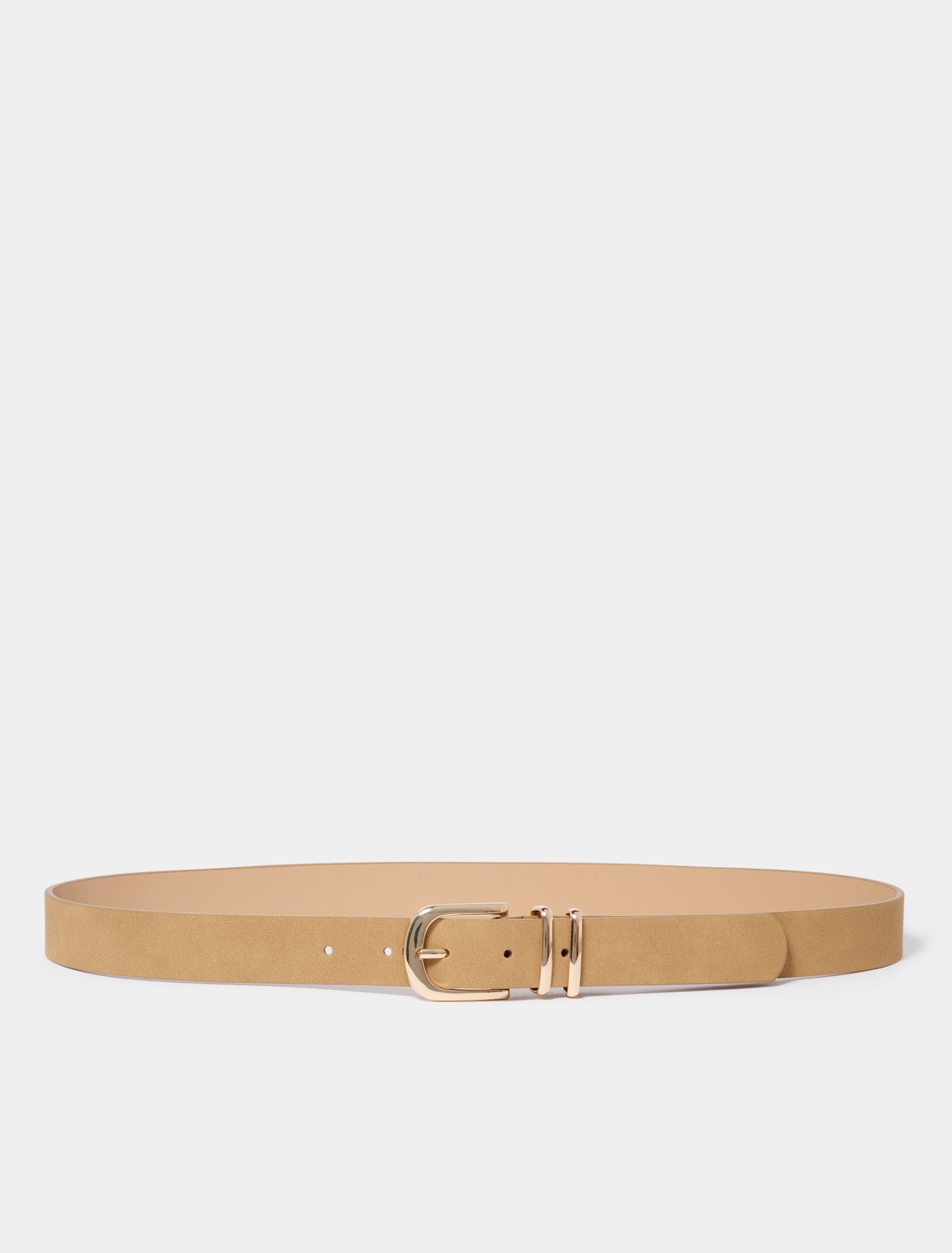 Forever New Women's Darcy Double Keeper Jeans Belt in Camel