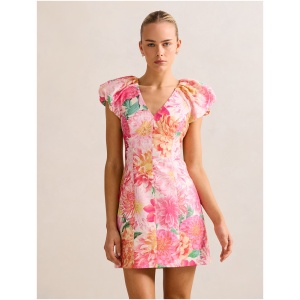 Forever New Women's Elyssa Puff-Sleeve Mini Dress in Carmen Floral