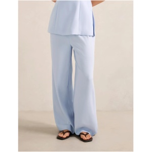 Forever New Women's Evelyn Elastic Wide Leg Pant in Cloud Blue Set