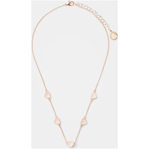 Forever New Women's Harlie Heart Necklace in Pink