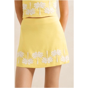 Forever New Women's Jasmine Linen Mini Skirt in Maya Palm Co-Ord