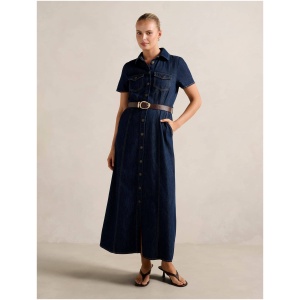 Forever New Women's Lucy Denim Dress in Dark Wash