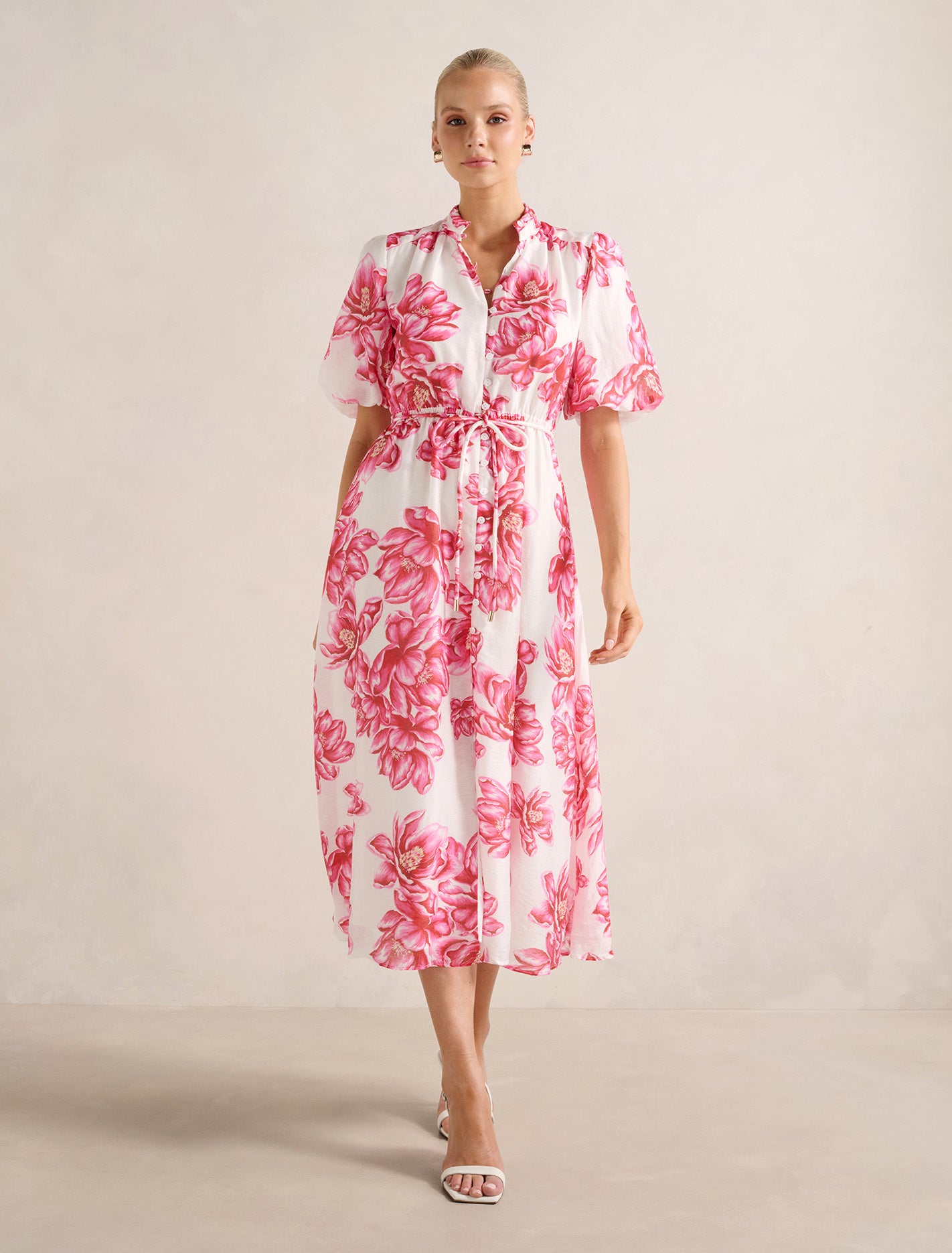 Forever New Women's Macey Printed Midi Dress in Zila Floral