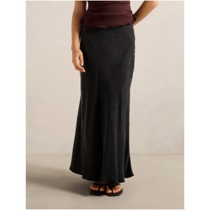 Forever New Women's Nesta Cupro Maxi Skirt in Black