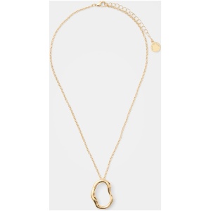 Forever New Women's Octovia Organic Loop Pendant Necklace in Gold