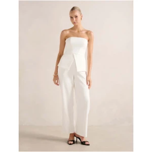 Forever New Women's Raye Strapless Jumpsuit in Ivory