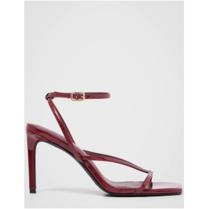Forever New Women's Sloane Strappy Evening Sandals in Burgundy