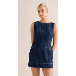 Forever New Women's Spencer Denim Mini Dress in Dark Wash