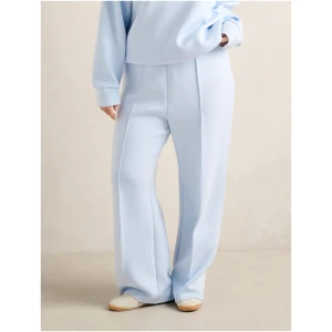 Forever New Women's Tiana Curve Plus Size Wide-Leg Track Pants in Cloud Blue