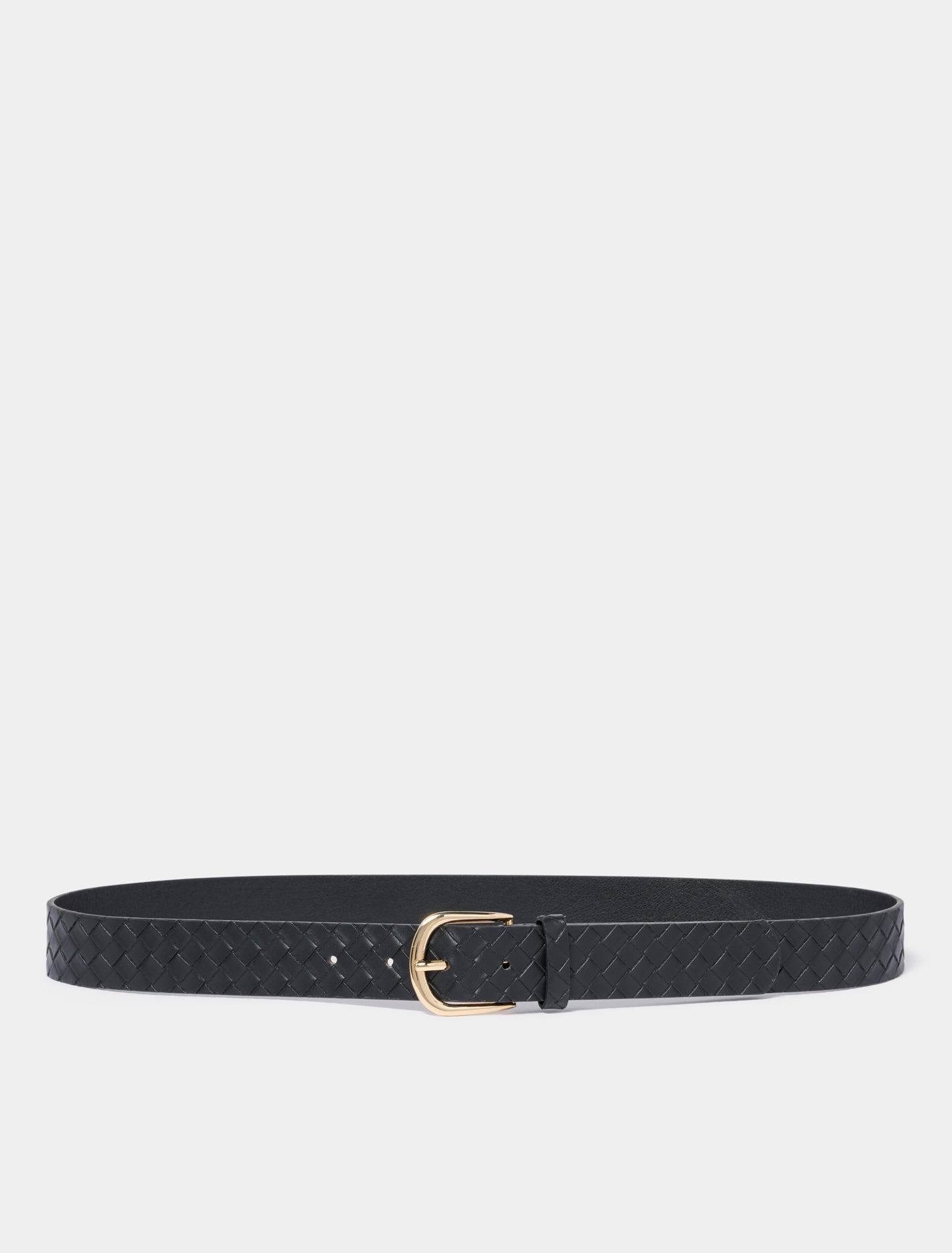 Forever New Women's Wendy Woven Belt in Black