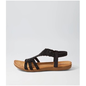 Fossio Black Multi Sandals