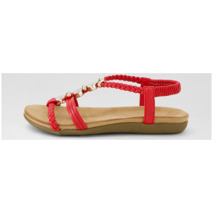 Franki Red Sandals