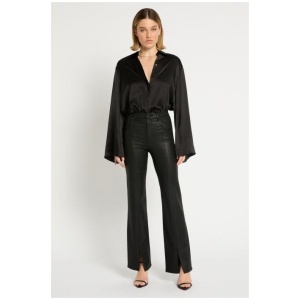 Front Split Waxy Jean