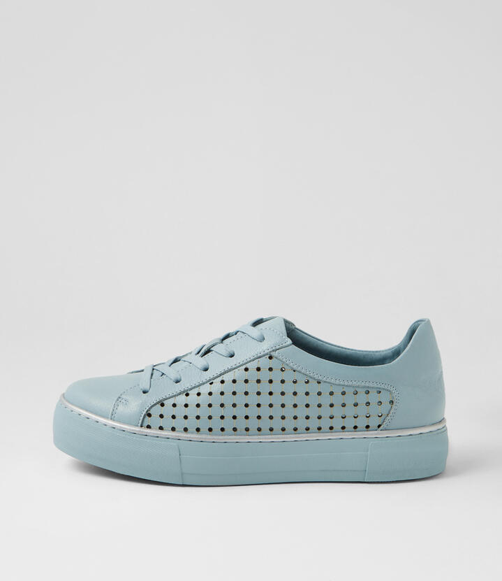 Funfair Denim Leather Sneakers