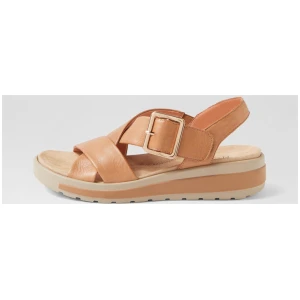Ghola W Dark Tan Leather Sandals
