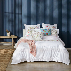 Giselle Embroidered King Quilt Cover