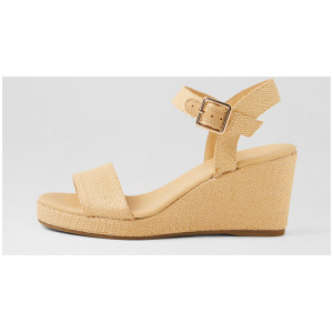 Gossy Natural Synthetic Raffia Sandals