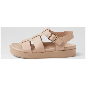 Guilda W Camel Leather Sandals