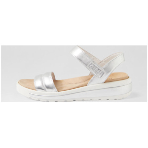 Gulfie W Silver Leather Sandals