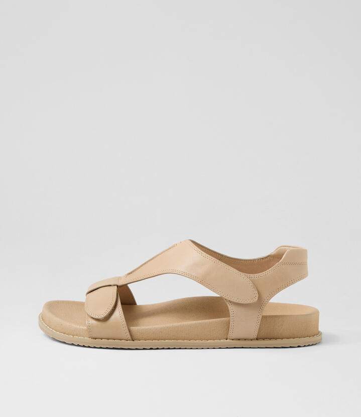 Handra W Camel Leather Sandals