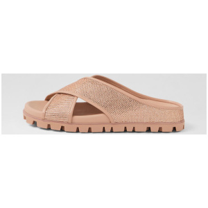 Hanneh Dark Nude Leather Sandals