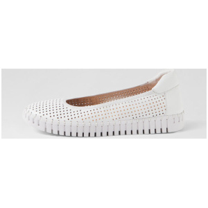 Hitty White Leather Sneakers