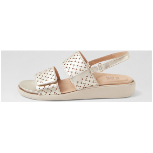 Imera W Pale Gold Leather Sandals