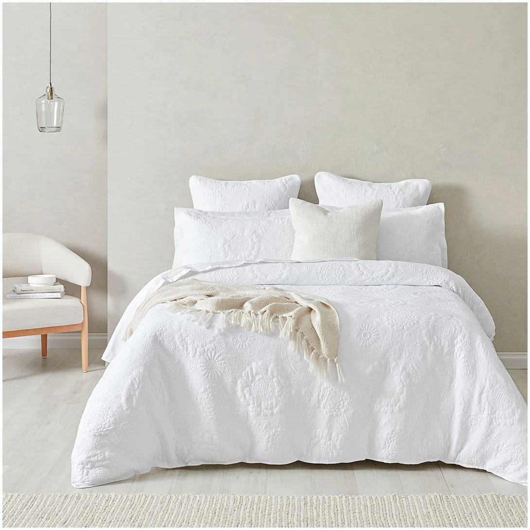 Isabeau Quilted Double Quilt Cover