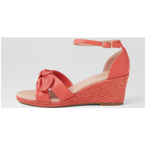 Jennalea Coral Leather Sandals