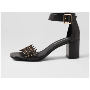 Jonass Black Leather Sandals