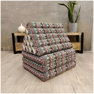 Jumbo Thai Triangle Pillow THREE FOLDS MixEle