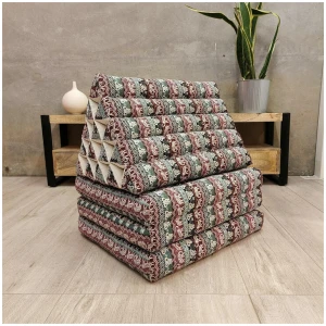 Jumbo Thai Triangle Pillow THREE FOLDS MixEle