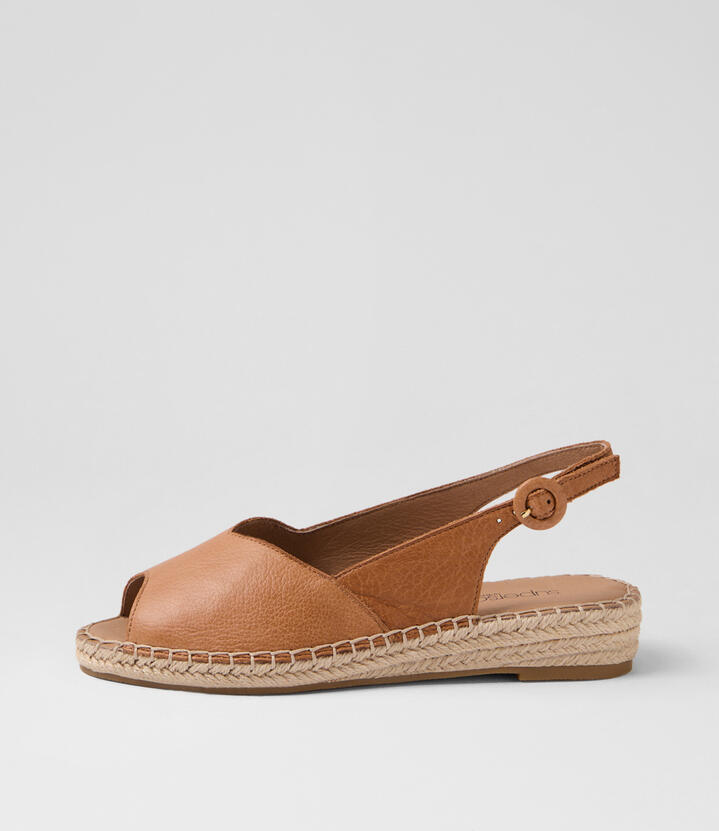 Kadde Dark Tan Leather Sandals