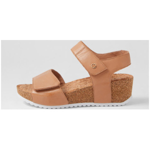 Kalisie Dark Tan Leather Sandals