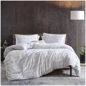 Kenneth Cole Holden Grid Quilt Cover Set
