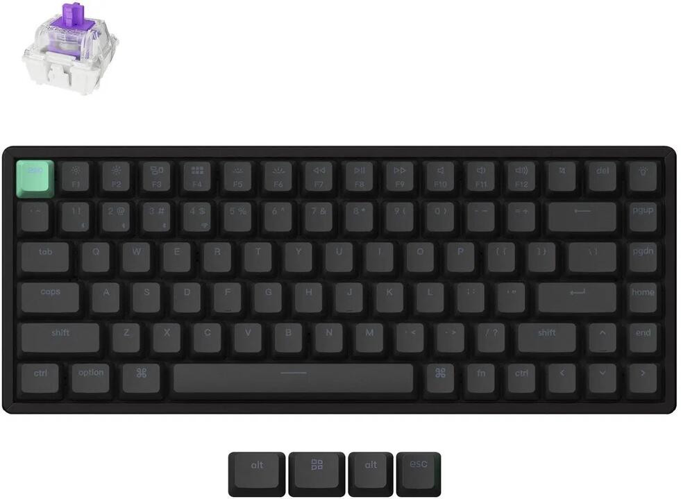 Keychron K2 HE Wireless Standard Edition Black Custom Keyboard - Nebula Magnetic Switch