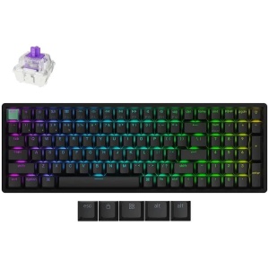 Keychron K4 HE Black QMK Standard Edition Wireless Mechanical Keyboard - Nebula Switch