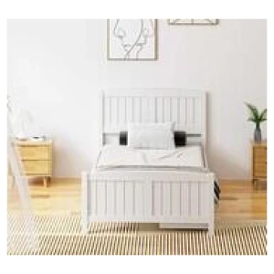 Kids Annalisa King Single Bed Frame With Storage White