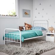 Kids Willow Single Bed Frame White