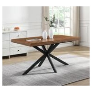 Kilner Extendable Dining Table Brown