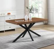 Kilner Extendable Dining Table Brown