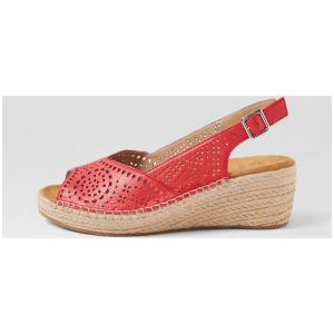Krispe Xw Red Leather Sandals
