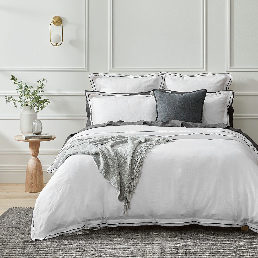 Landon Linen Quilt Cover Single