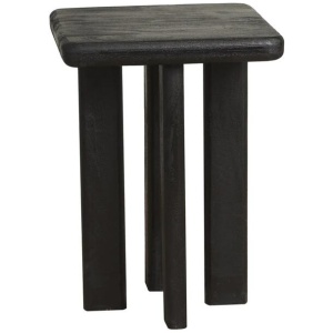Lauv 41cm Wooden Side Table - Black by Interior Secrets - AfterPay Available