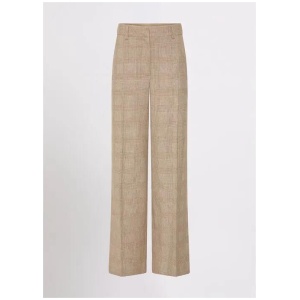 Leclerc Wide Leg Check Pant