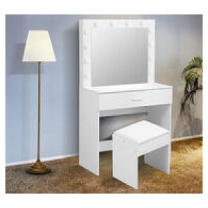 Liberty Dressing Table Set White