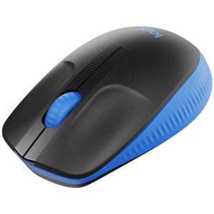 Logitech M190 Full Size Wireless Mouse - Blue