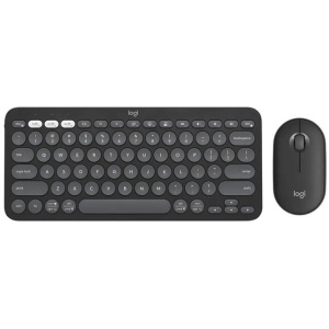 Logitech Pebble 2 Combo Wireless Keyboard Mouse - Tonal Graphite